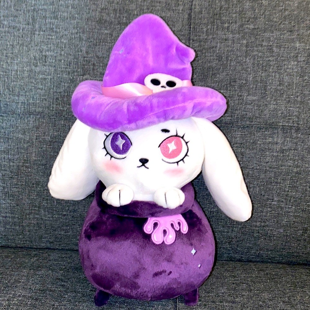 Witch Bunny Homemade Plush